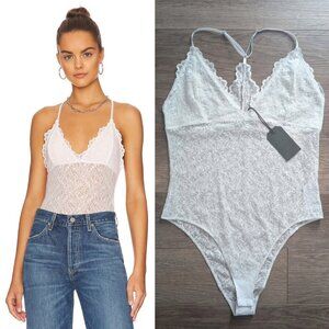 ALLSAINTS | Erity Lace Bodysuit In Chalk White